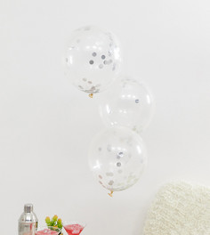 10 воздушных шаров с серебристыми блестками Ginger Ray - Мульти