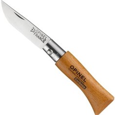 Нож складной Opinel №2 VRN Carbon Tradition (карбоновая сталь, рукоять бук, длина клинка 3,5 см)