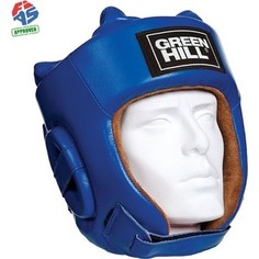 Шлем GREEN HILL FIVE STAR HGF-4013-XL-BL, р. XL, одобр. FIAS, нат. кожа, синий