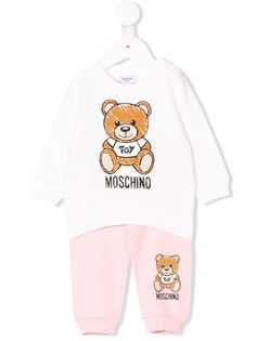 Moschino Kids спортивный костюм с логотипом