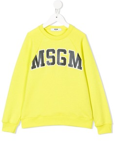 Msgm Kids свитшот с логотипом