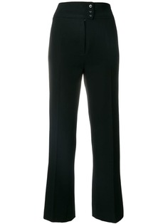 Yves Saint Laurent Vintage брюки со стрелками на завышенной талии