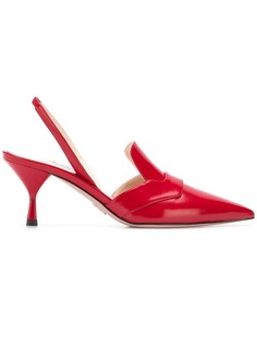 Prada pointed slingback pumps