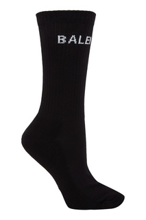 Черные хлопковые носки Balenciaga Man