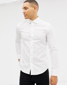 Белая зауженная рубашка G-Star - Белый