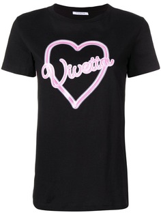 Vivetta футболка с логотипом в сердце