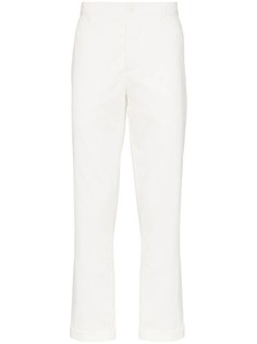 Ann Demeulemeester stripe straight leg cotton trousers