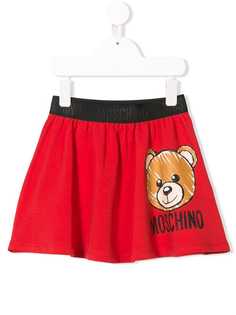 Moschino Kids юбка с логотипом