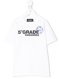 Dsquared2 Kids футболка с принтом 5th grade