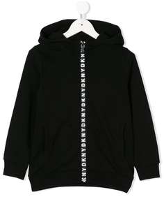 Dkny Kids logo zip hoodie