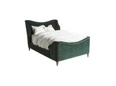 Кровать с изножьем del ray (myfurnish) зеленый 182x140x218 см.