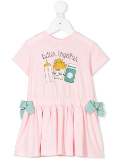 Fendi Kids better together jersey dress