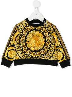 Young Versace Barocco print sweatshirt