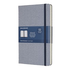 Блокнот Moleskine Limited Edition BLEND Large 130х210мм обложка текстиль 240стр. линейка голубой