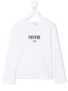 Givenchy Kids футболка с логотипом