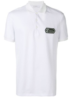 Versace Collection рубашка-поло с нашивкой-логотипом