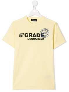 Dsquared2 Kids футболка с принтом 5th grade