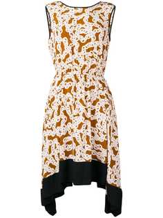 Dvf Diane Von Furstenberg платье с принтом цепочек