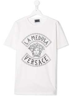 Young Versace футболка с логотипом Medusa