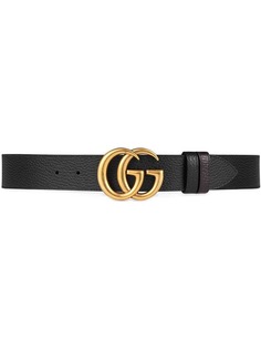 Gucci двусторонний ремень с пряжкой GG