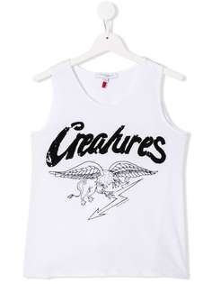 Givenchy Kids TEEN Creatures print tank top