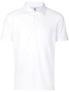 Brunello Cucinelli рубашка-поло с карманом спереди