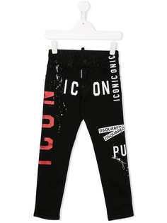 Dsquared2 Kids джинсы с нашивкой Icon