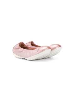 Geox Kids slip-on ballerina shoes