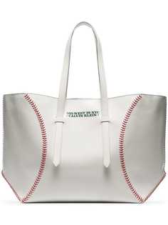 Calvin Klein 205W39nyc сумка-тоут в бейсбольной стилистике