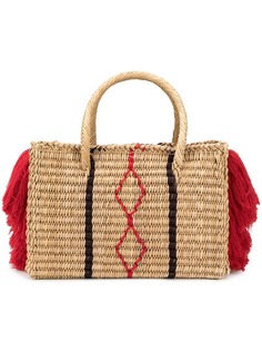 Nannacay fringe detail basket