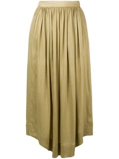 Masscob pleated front full skirt