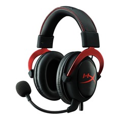 Игровая гарнитура HYPERX Cloud II Red, мониторы, черный / красный [khx-hscp-rd]