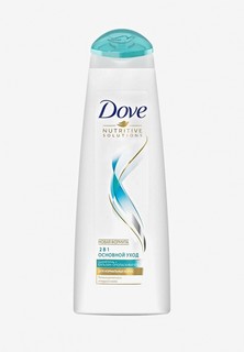 Шампунь Dove Hair Therapy 2 в 1 Основной уход, 380 мл