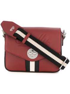 Bally stripe detail crossbody bag