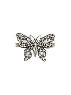 Gucci браслет-бабочка на кисть с кристаллами