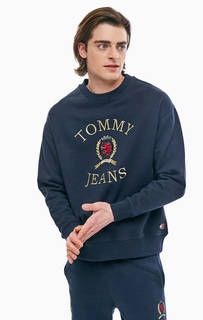 Свитшот из хлопка с вышивкой Crest Tommy Jeans