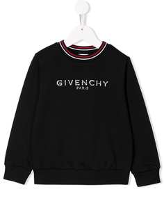 Givenchy Kids толстовка с нашивкой-логотипом