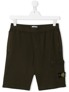 Stone Island Junior шорты в стиле милитари