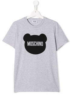 Moschino Kids футболка с принтом логотипа
