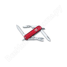 Нож-брелок victorinox classic manager 0.6365 58 мм, 10 функций красный