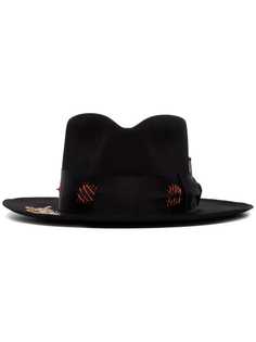 Nick Fouquet шляпа Ladron с декоративной строчкой