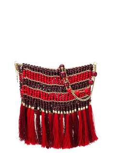 Rosantica beaded tassel crossbody bag