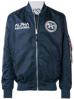 Alpha Industries куртка-бомбер с нашивкой NASA