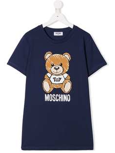 Moschino Kids футболка с логотипом