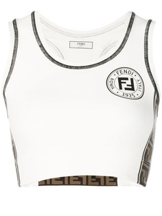 Fendi side logo tank top