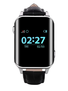 Smart Baby Watch D100 Silver-Black