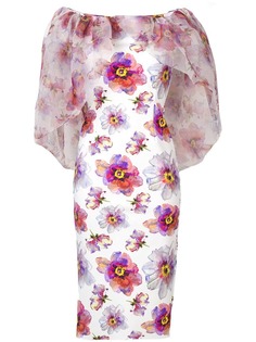 Le Petite Robe Di Chiara Boni многослойное платье с цветочным принтом