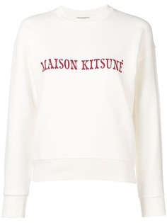 Maison Kitsuné толстовка с принтом логотипа