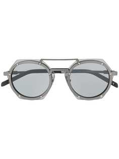 Hublot Eyewear geometric lens tinted glasses