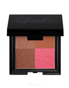 Sleek MakeUp - Бронзирующая пудра 4 в 1 Bronze Block (2 оттенка)